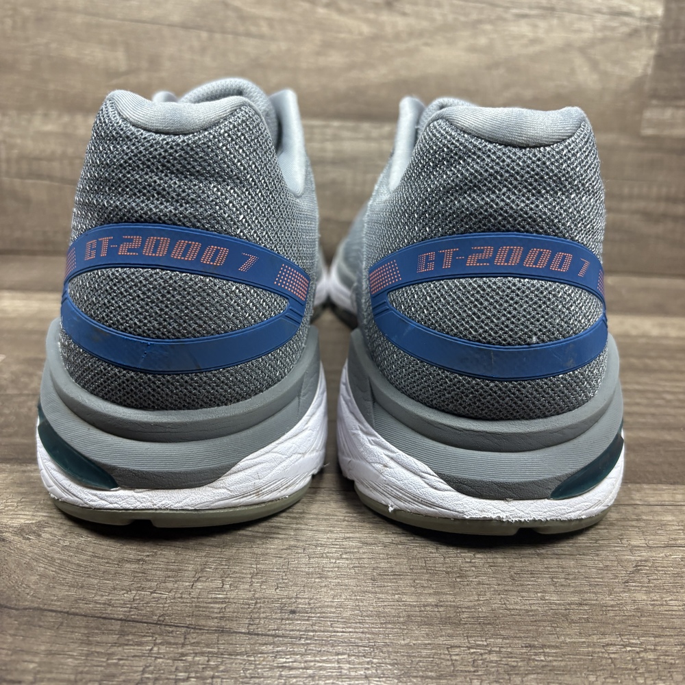 Asics GT-2000 7 Gray Blue Mens US Size 15 EUR 50.5 1011A607 Running Shoes - Picture 4 of 9